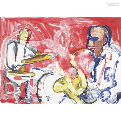 Romare Bearden (1914-1988); Out Chorus, Rhythm Section, from...