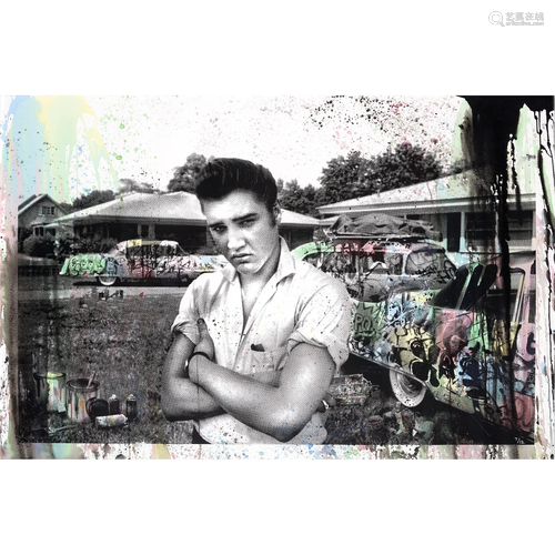 Mr. Brainwash (born 1966); Happy Birthday Elvis! - Cadillac ...