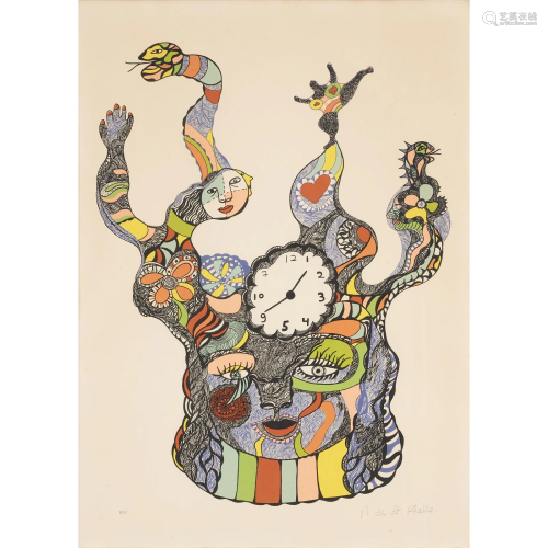 Niki de Saint Phalle (1930-2002); Clockface;