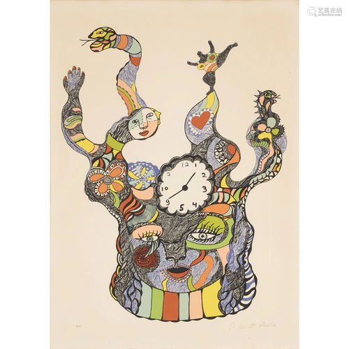 Niki de Saint Phalle (1930-2002); Clockface;