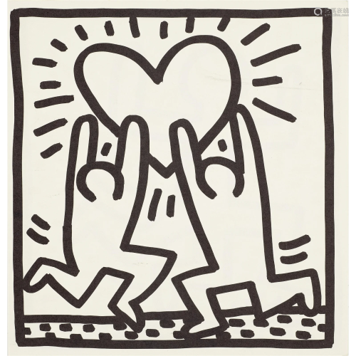 Keith Haring (1958-1990); Untitled (9 works), from Keith Har...