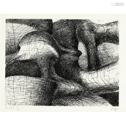 Henry Moore (1898-1986); Plate XXV; Plate XXVI; from Elephan...