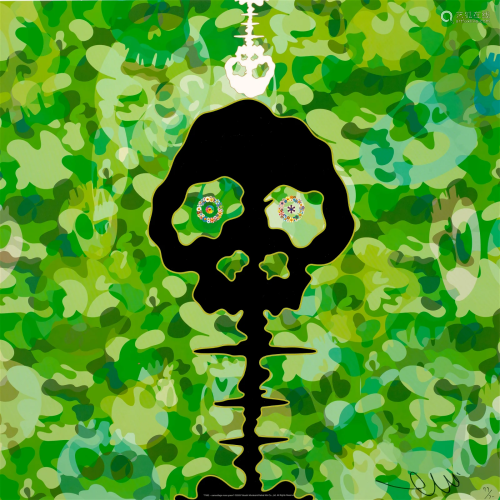Takashi Murakami (born 1962); TIME - Camouflage Moss Green;