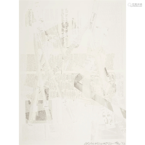 Robert Rauschenberg (1925-2008); Untitled, from Homage to Pi...