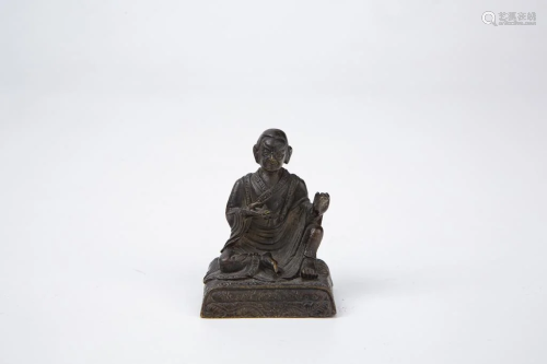 Bronze Figure of A Teaching Lama