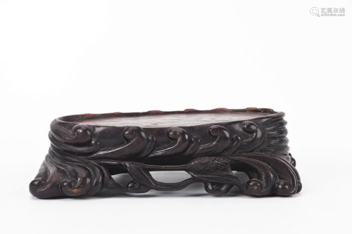 Hardwood Oval Stand, 18th-19th Century