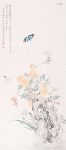 林徽因 (1904-1955) 花蝶图