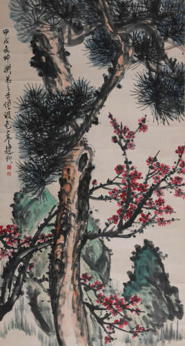 赵云壑 (1874-1955) 松梅图
