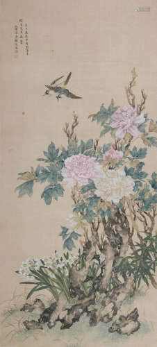 屈兆麟 (1866-1937) 花鸟
