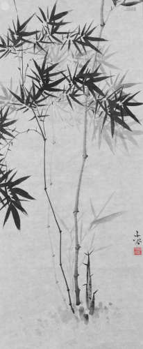 柳子谷 (1901-1986) 墨竹