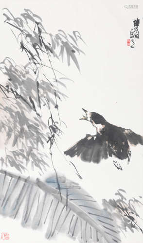卢坤峰 (b.1934) 花鸟