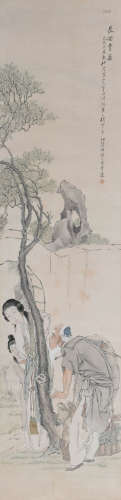 钱慧安 (1833-1911) 长安卖药