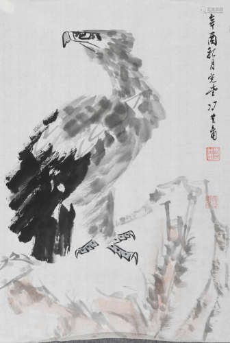 冯其庸 (1924-2017) 鹰石图