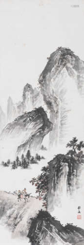 刘锡永 (1914-1973) 幽山闲趣