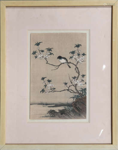 佚名 中国花鸟画木板水印