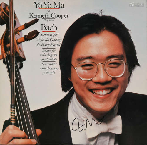 马友友 国际知名华裔大提琴家 马友友 签名唱片