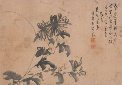 吕留良 (1629-1683)花卉