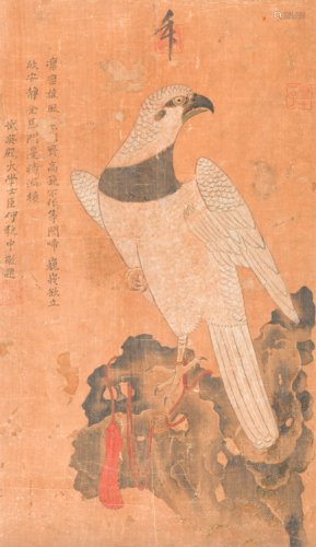 宋徽宗（款） (1082-1135) 御鹰图