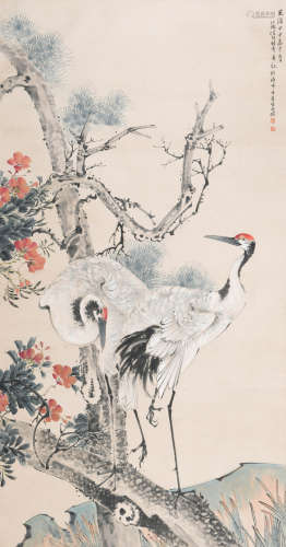 任伯年 (1840-1895) 松鹤