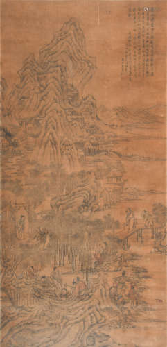 王翚（款） (1632-1717) 深山幽居图