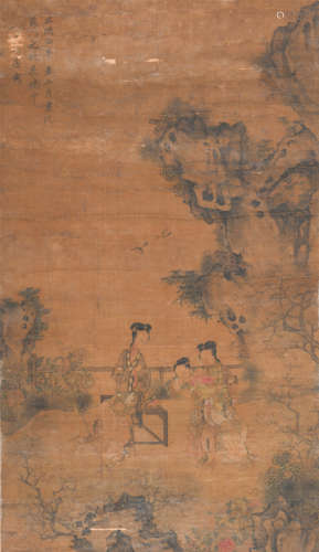 唐寅（款） (1470-1523) 仕女