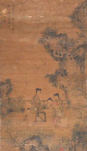 唐寅（款） (1470-1523) 仕女