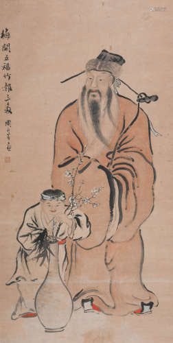 周应芹 (1850-1926) 梅开五福