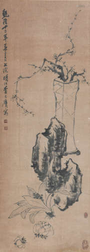 李方膺（款） (1695-1755) 清供图