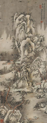 王翚 (1632-1717) 雪景寒林图