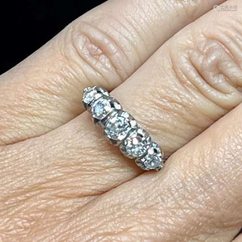 Art Deco Platinum Diamond Ring