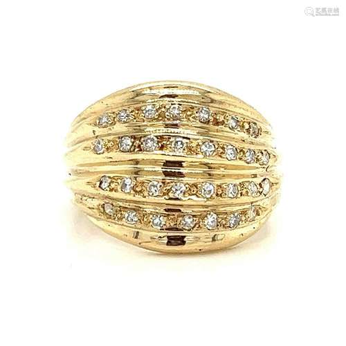 14k Diamond Ring