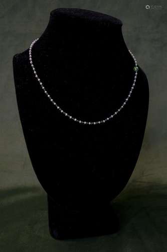 Platinum Pearl Choker