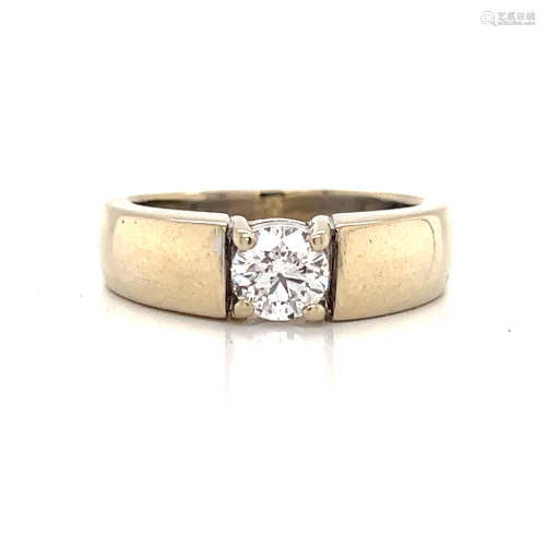 Gassan 18k Diamond Engagement Ring
