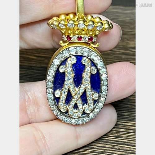 Victorian 18K Yellow Gold Pendant/Locket