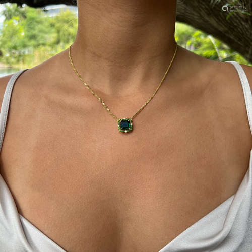 JUDITH RIPKA 18k Tourmaline Pendant