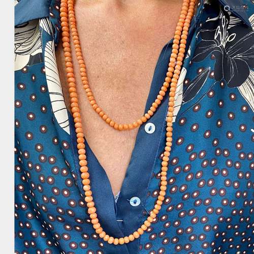 Antique Coral Necklace