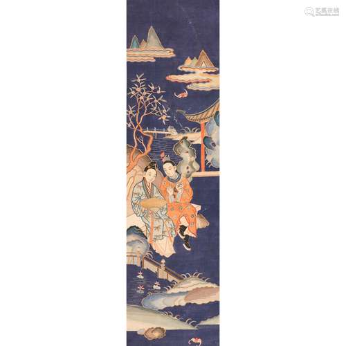 KESI SCROLL OF 'A DREAM OF RED MANSIONS', QING DYN...