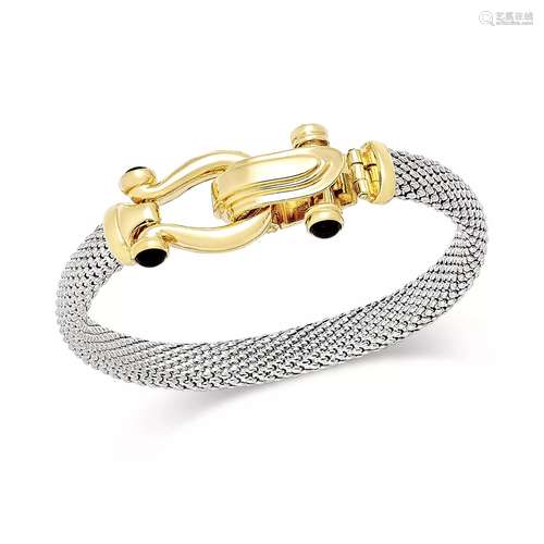 HORSESHOE BANGLE BRACELET