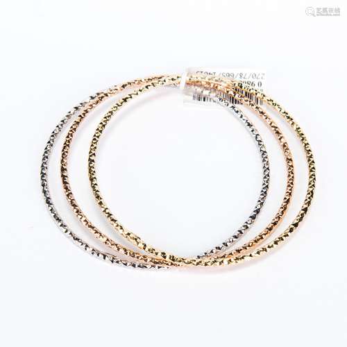 3 PCS 14K BANGLES