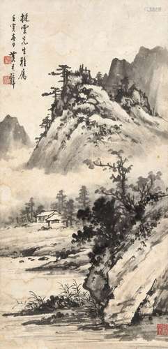 黄君璧(1898-1991) 岚影蔼晴烟