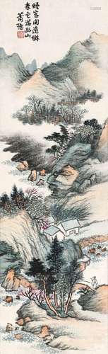 萧愻(1883-1944) 春光岚影