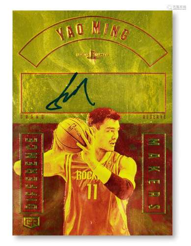 2017年PANINI姚明签名卡(GBTC 9/10)