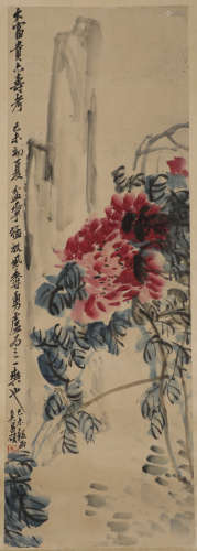 吴昌硕 花卉 纸本立轴