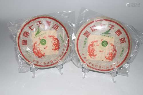 2000年双龙生茶2饼