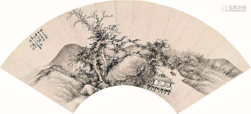 戴熙 丙辰（1856）年作 疏林远岫