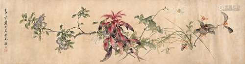 顾洛 壬申（1812）年作 花卉