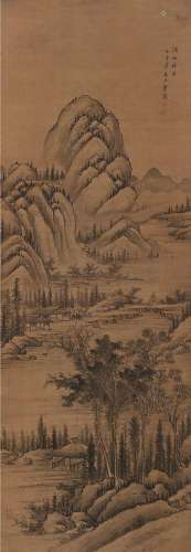 汪廷珍 壬子（1792）年作 溪山缓步