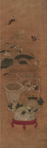 陆治 戊申（1548）年作 清供