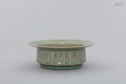 Song scholar Longquan celadon ceramic washer