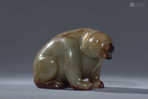 Han Hetian jade bear